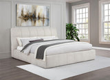 Nollet 48-inch Upholstered Panel Platform Bed