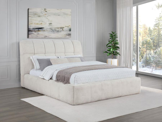 Nollet 48-inch Upholstered Panel Platform Bed