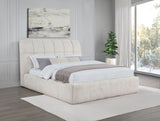Nollet 48-inch Upholstered Panel Platform Bed