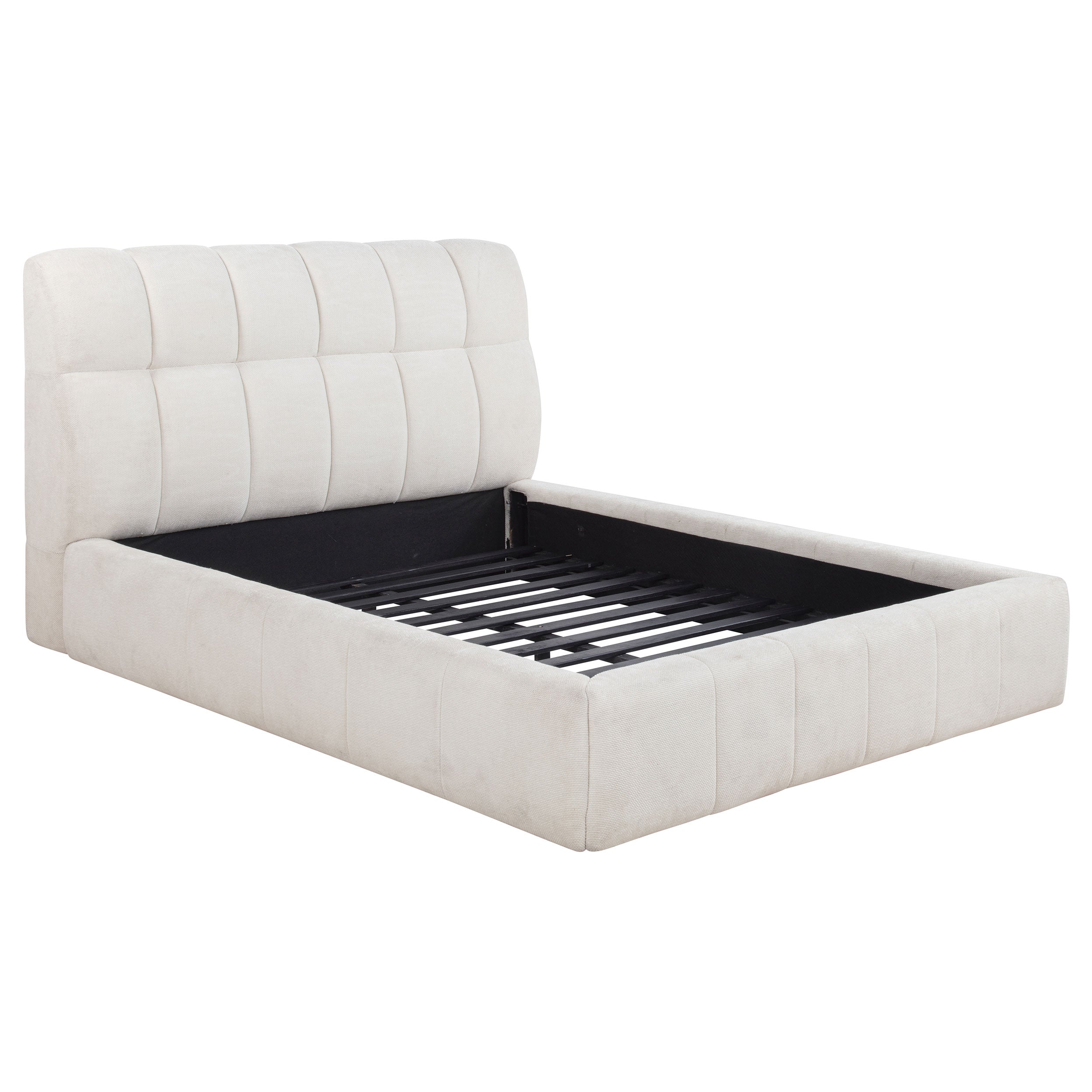Nollet 48-inch Upholstered Panel Platform Bed