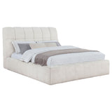 Nollet 48-inch Upholstered Panel Platform Bed