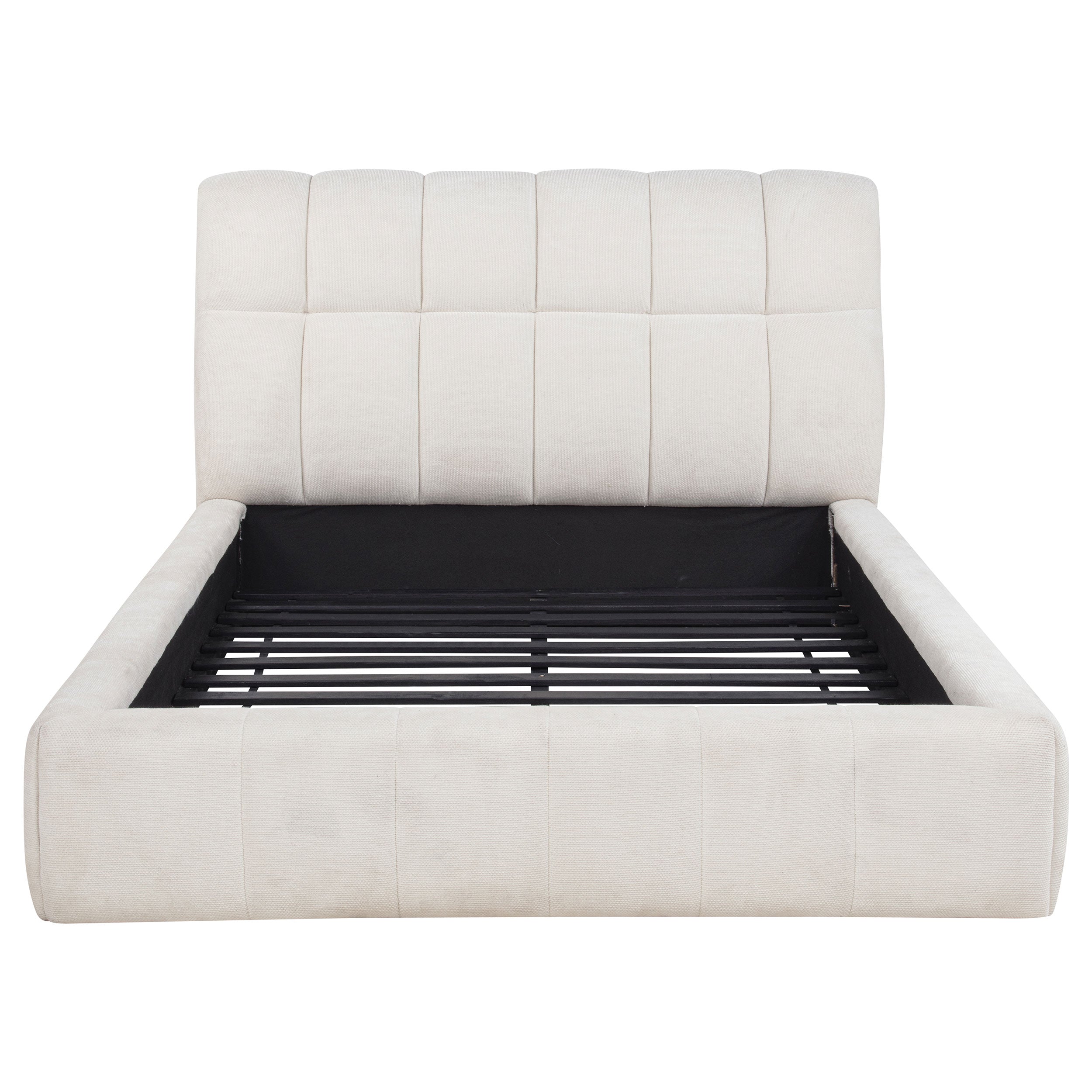 Nollet 48-inch Upholstered Panel Platform Bed