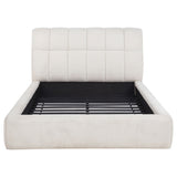 Nollet 48-inch Upholstered Panel Platform Bed