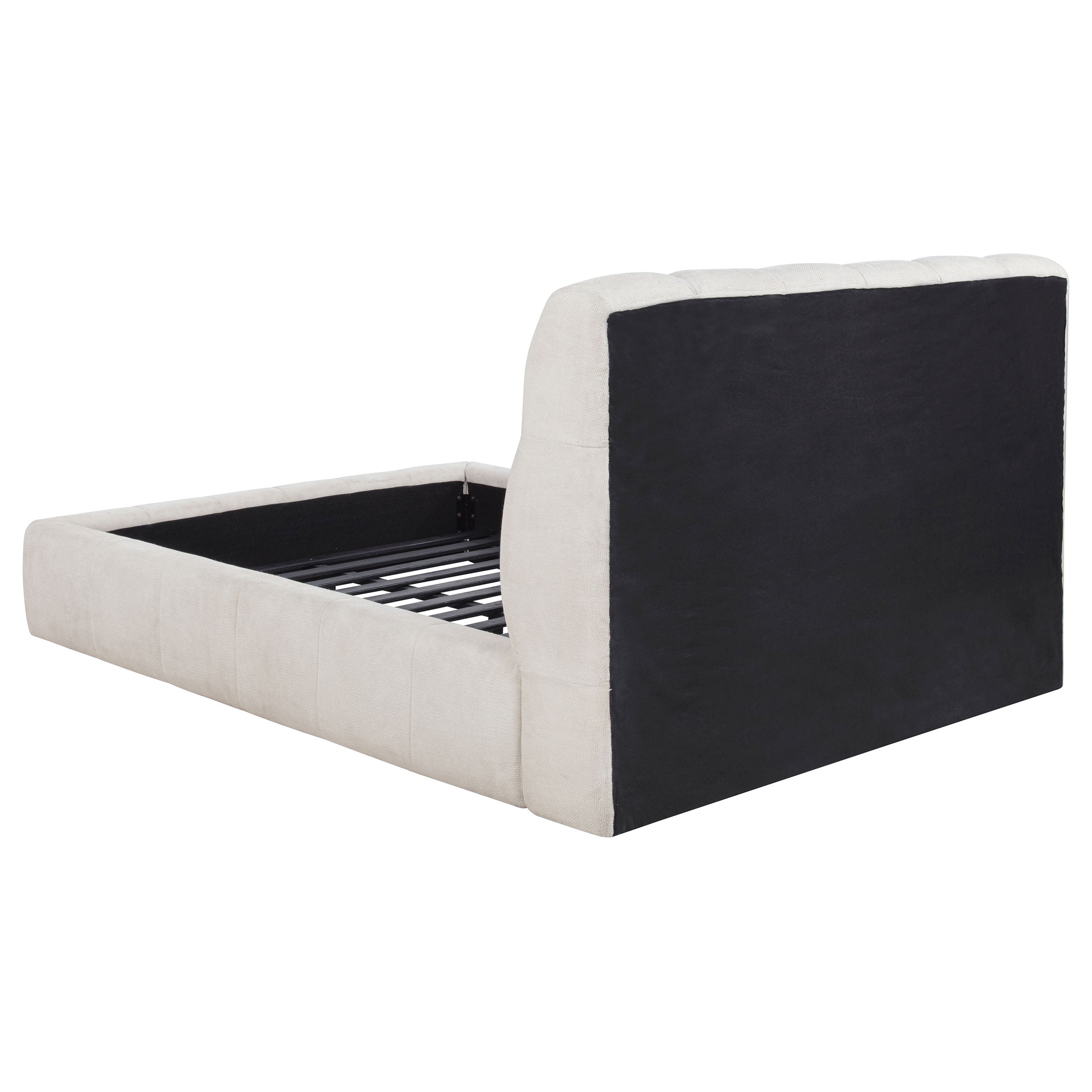 Nollet 48-inch Upholstered Panel Platform Bed