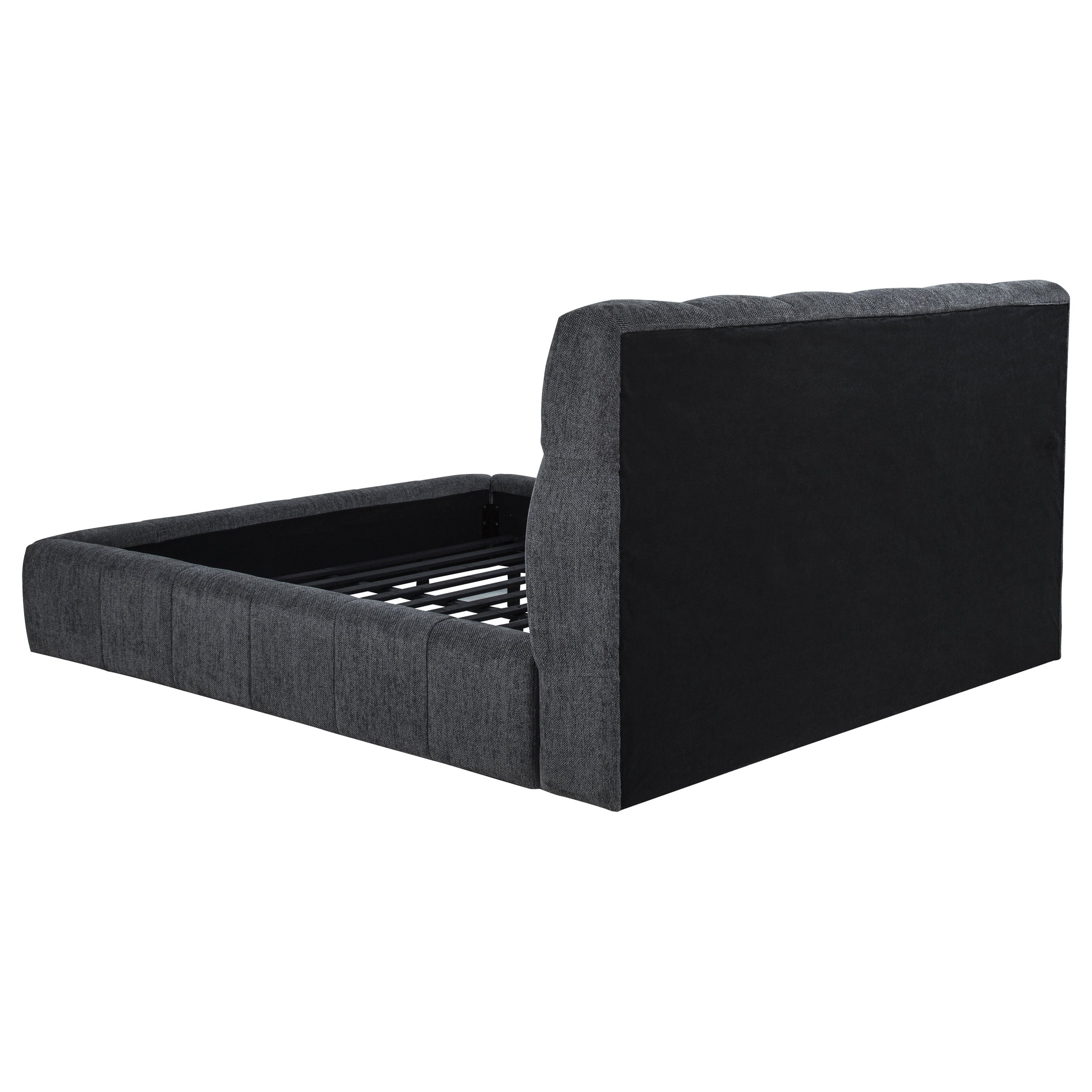 Nollet 48-inch Upholstered Panel Platform Bed