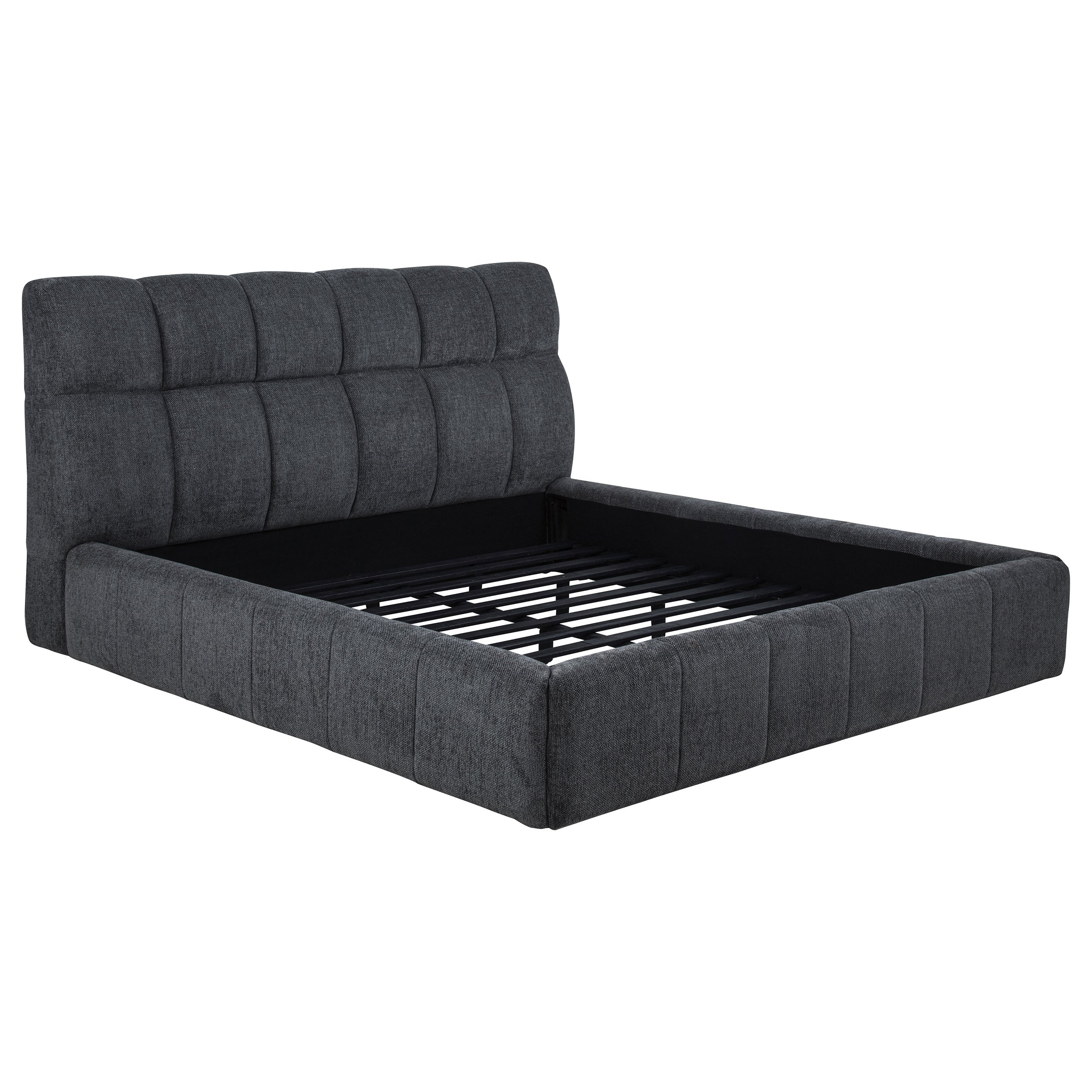 Nollet 48-inch Upholstered Panel Platform Bed
