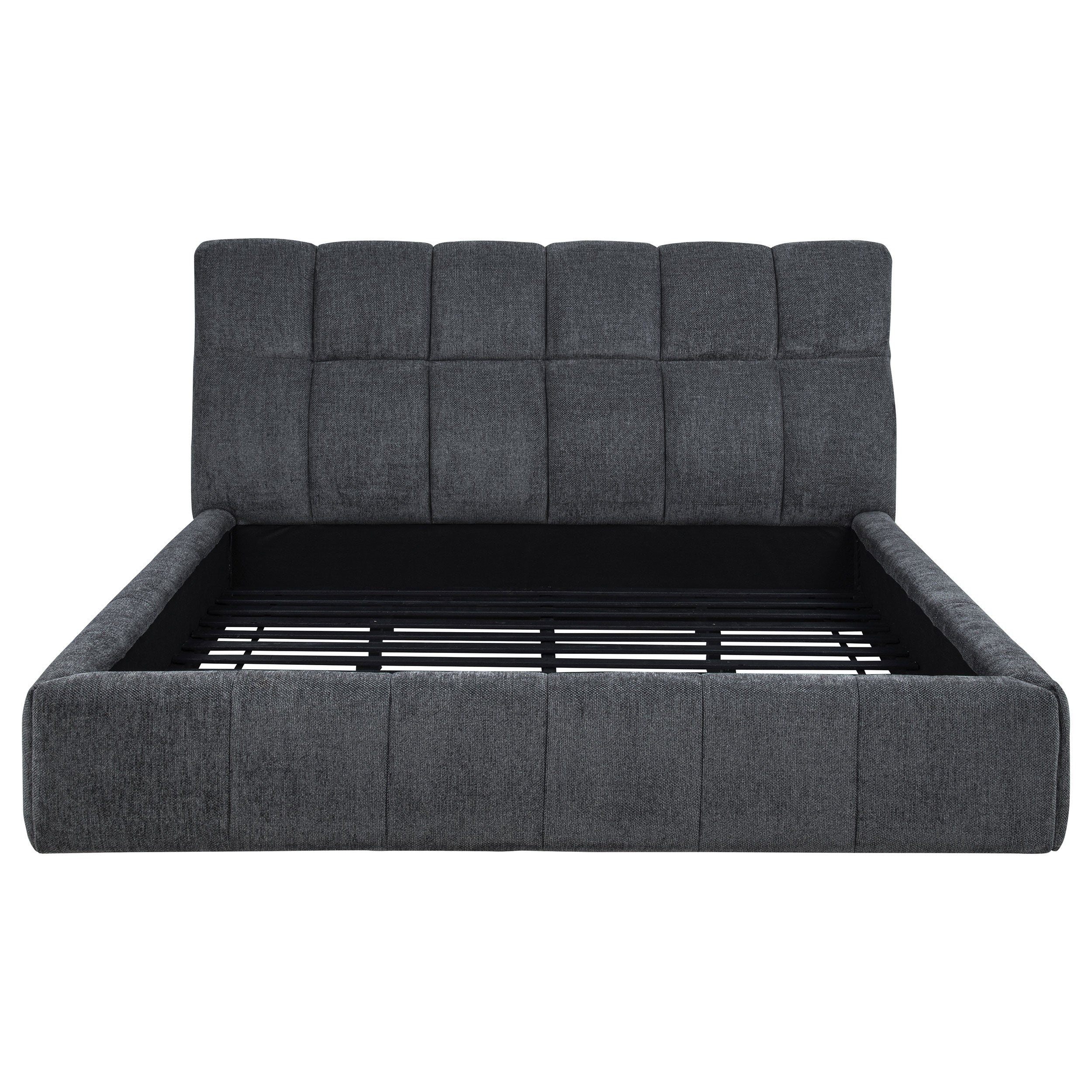 Nollet 48-inch Upholstered Panel Platform Bed