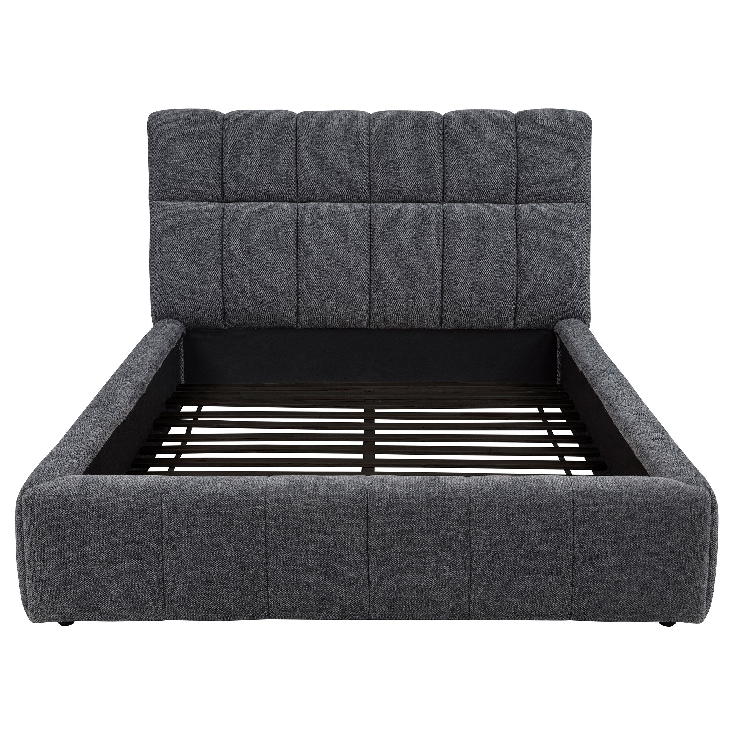 Nollet 48-inch Upholstered Panel Platform Bed