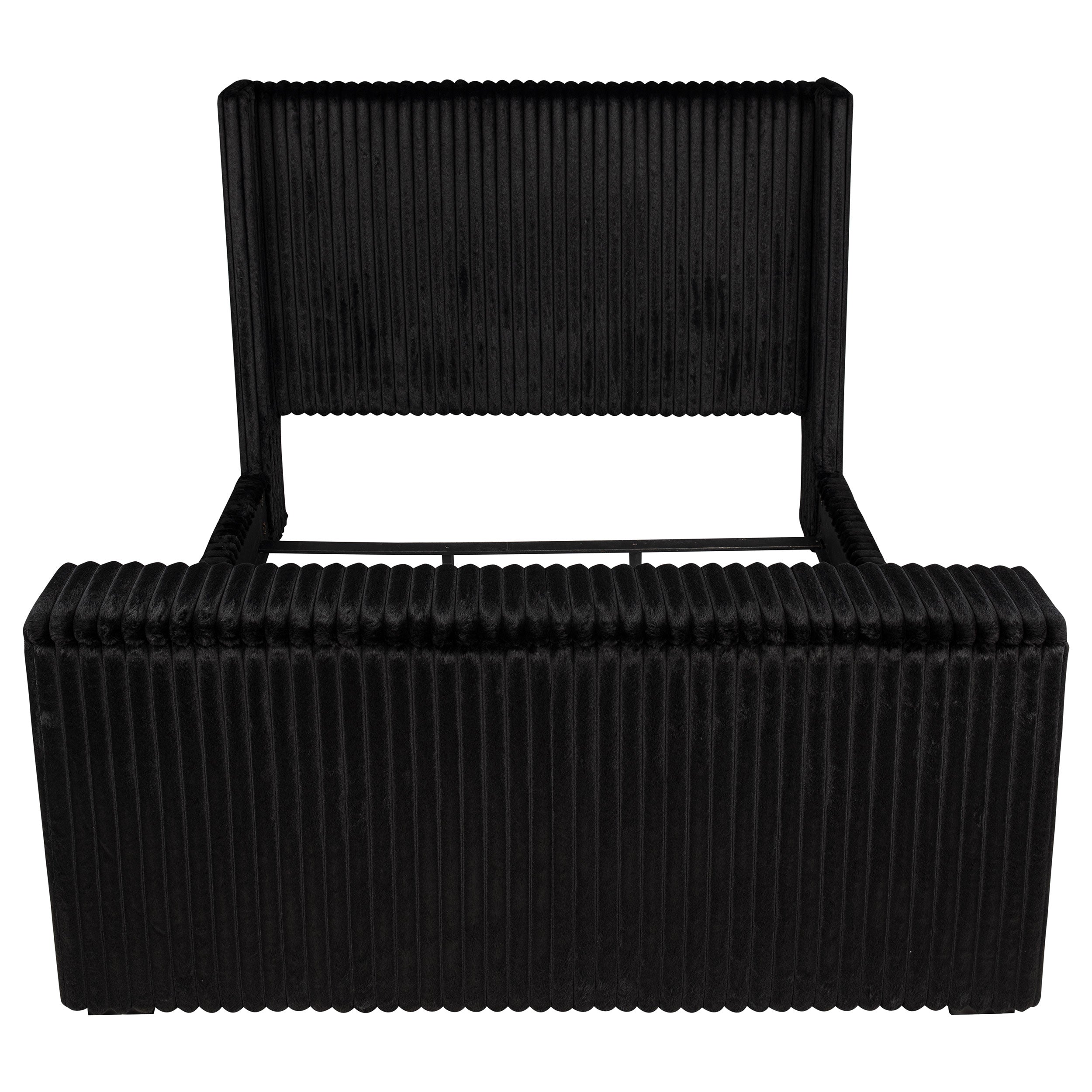 Centergrove Upholstered Wingback TV Bed
