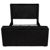 Centergrove Upholstered Wingback TV Bed