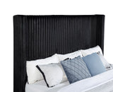 Centergrove Upholstered Wingback TV Bed