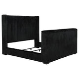Centergrove Upholstered Wingback TV Bed