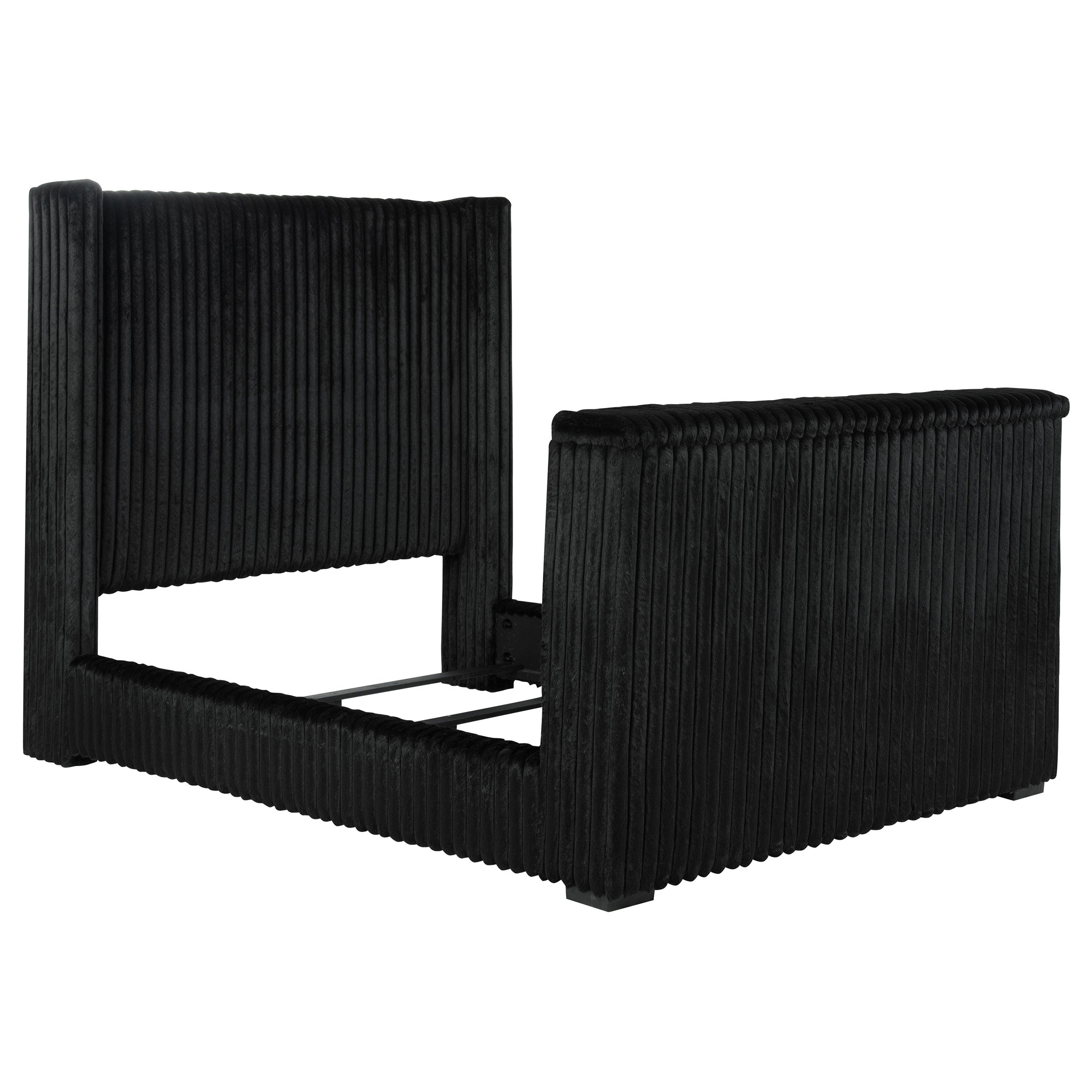 Centergrove Upholstered Wingback TV Bed