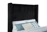 Centergrove Upholstered Wingback TV Bed