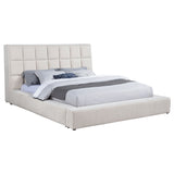 Dreux Upholstered Panel Platform Bed