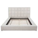 Dreux Upholstered Panel Platform Bed