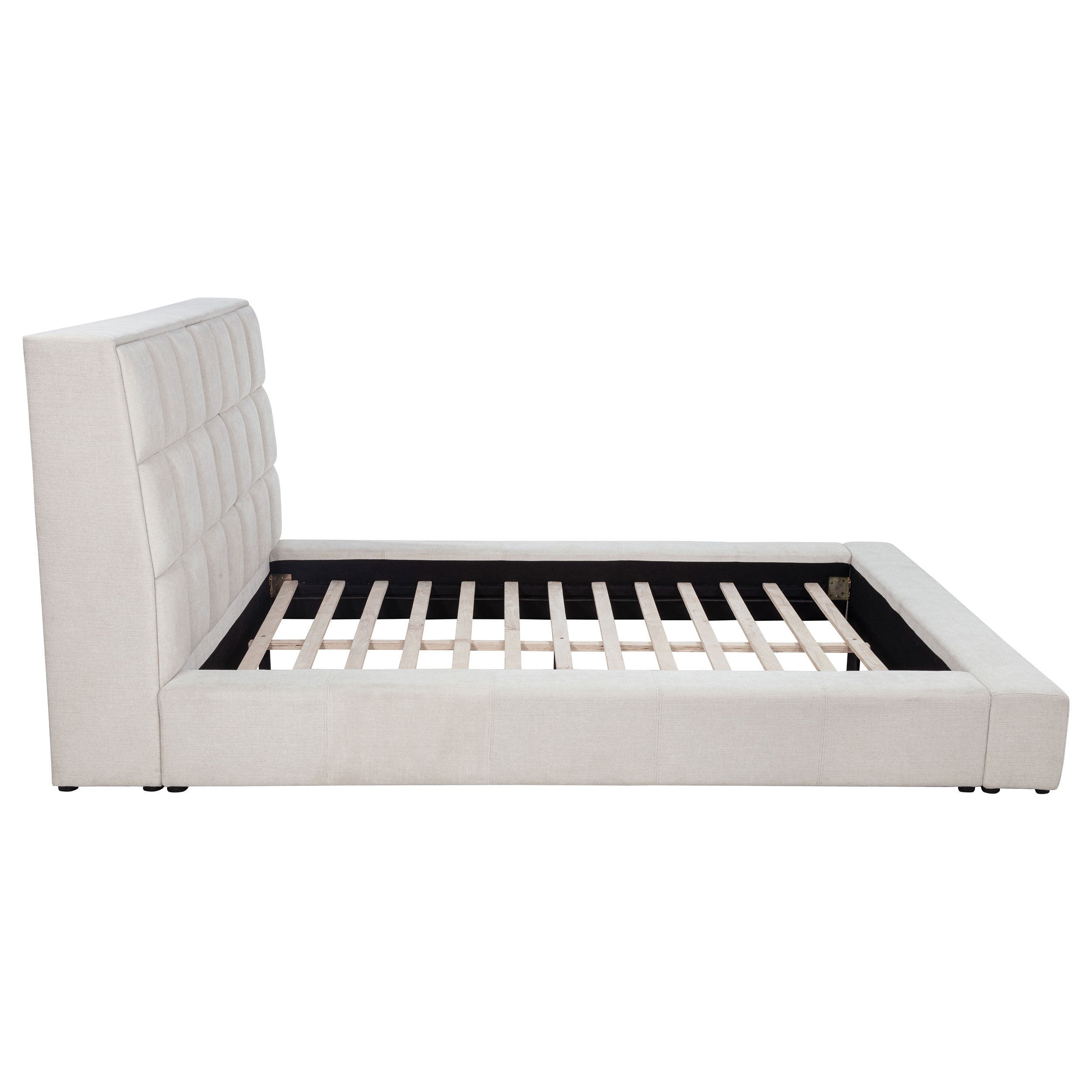 Dreux Upholstered Panel Platform Bed