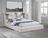 Dreux Upholstered Panel Platform Bed