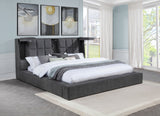Dreux Upholstered Panel Platform Bed
