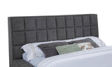 Dreux Upholstered Panel Platform Bed