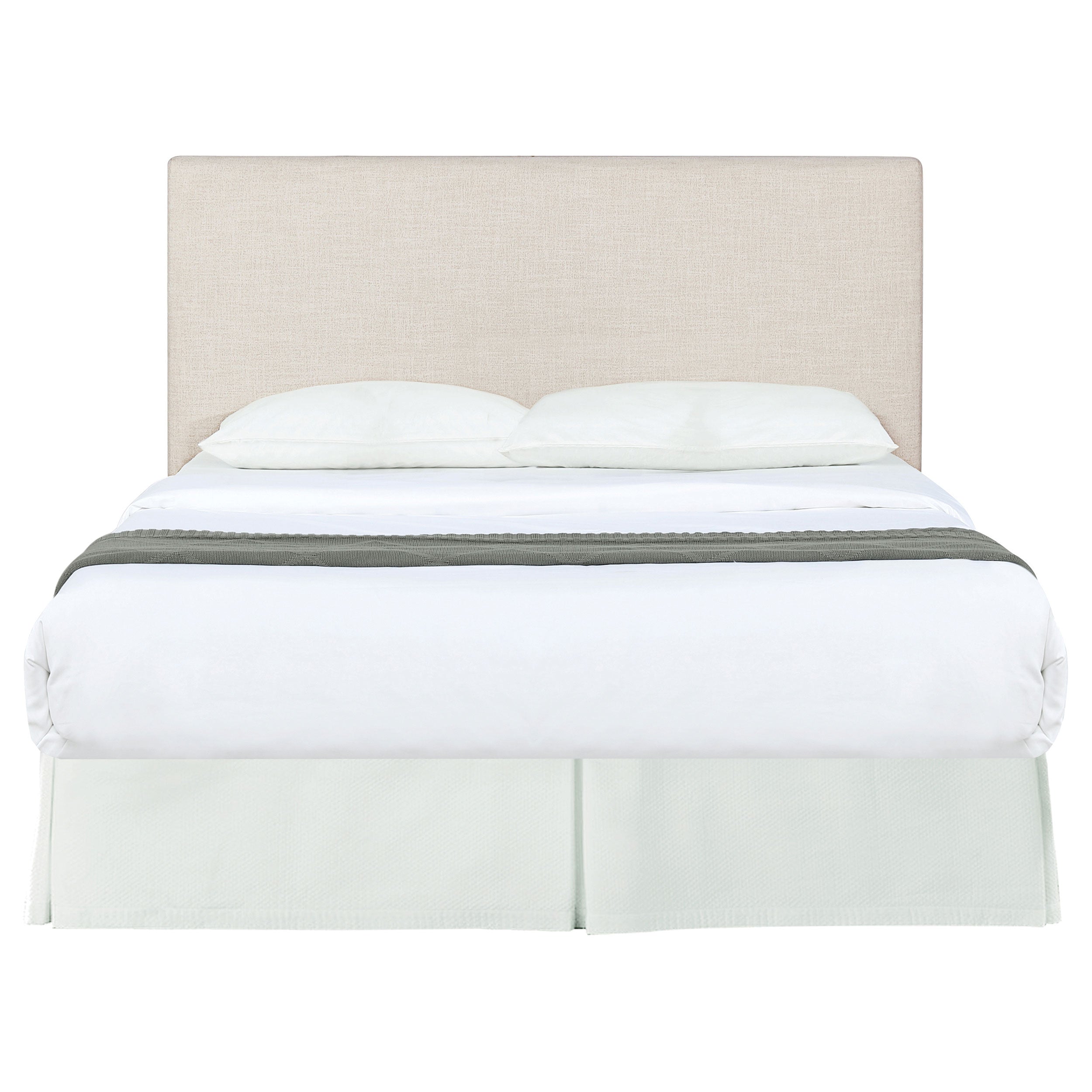 Pirro Upholstered or Full Panel Headboard Sand