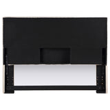 Pirro Upholstered or Full Panel Headboard Sand