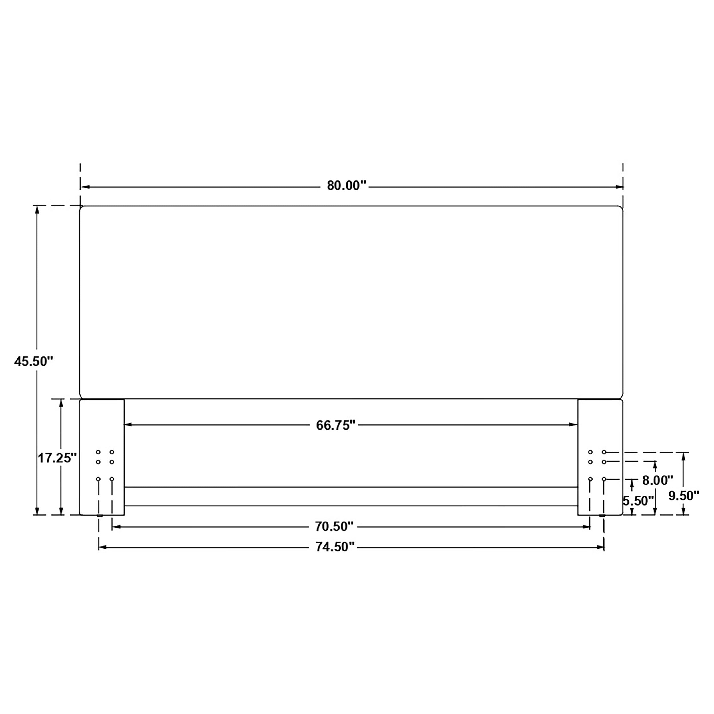 Pirro Upholstered or Full Panel Headboard Sand