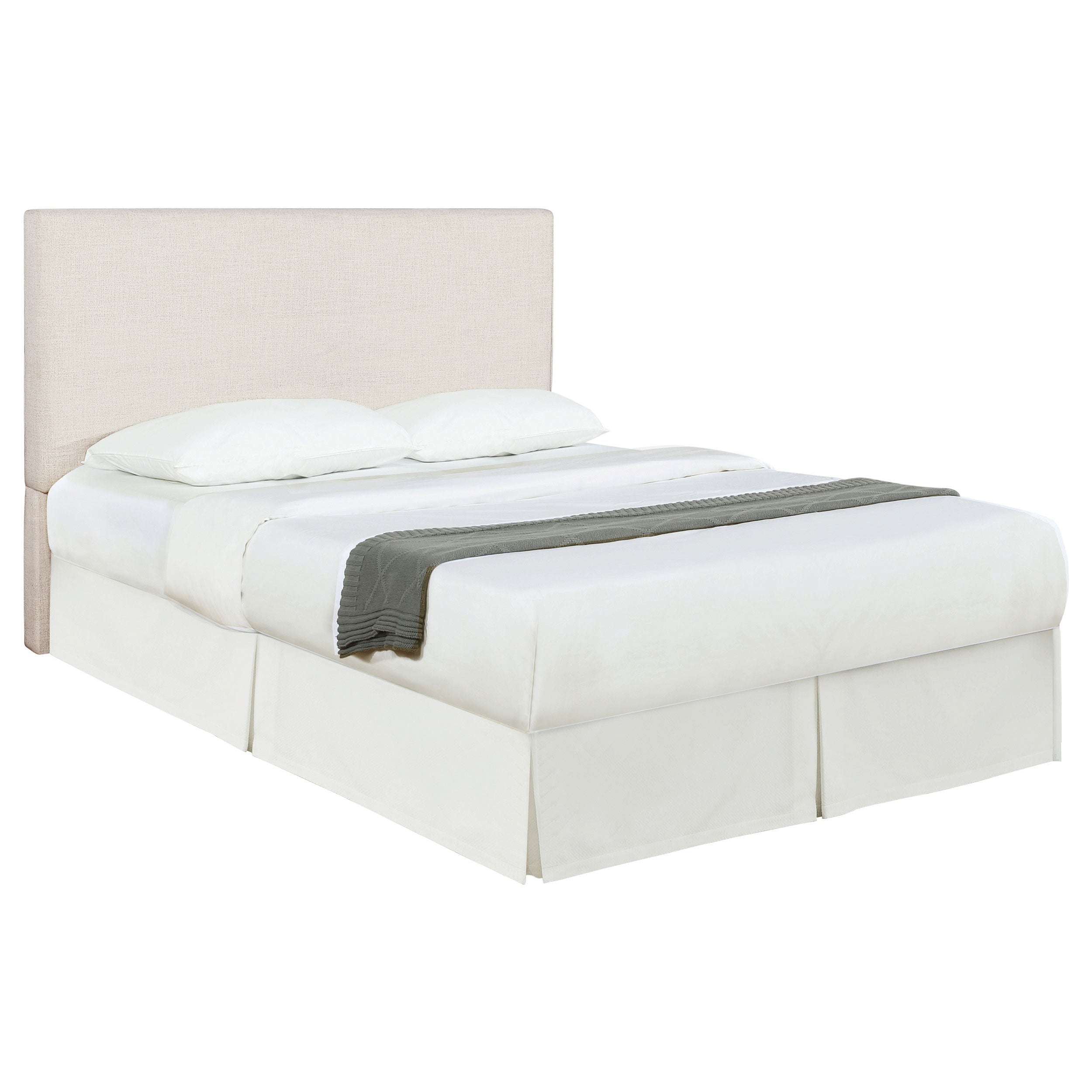 Pirro Upholstered or Full Panel Headboard Sand