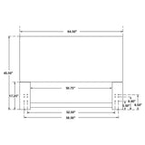 Pirro Upholstered or Full Panel Headboard Sand