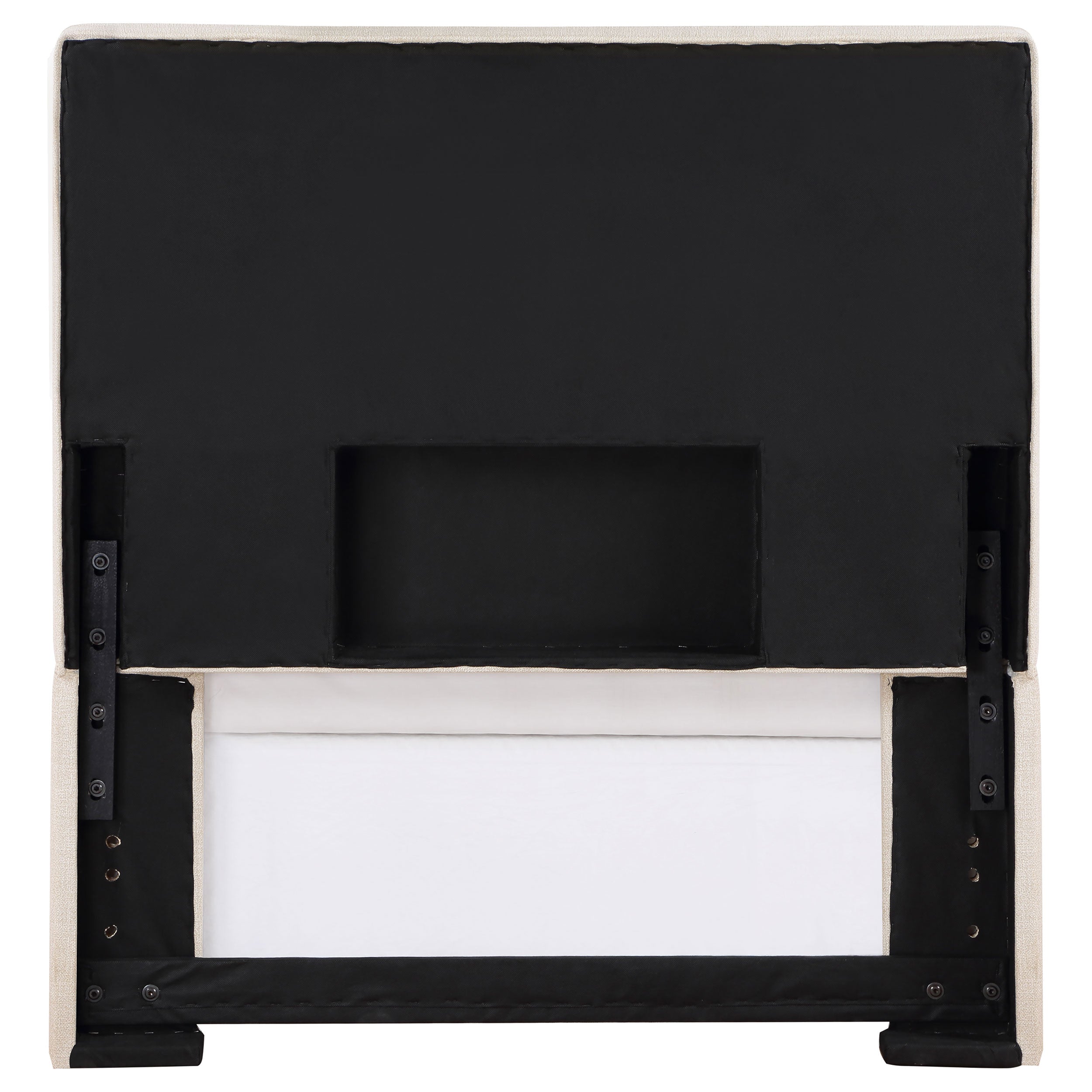 Pirro Upholstered or Full Panel Headboard Sand