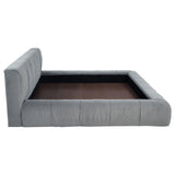 Wilshire Upholstered Platform Bed Grey