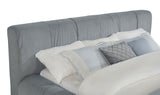 Wilshire Upholstered Platform Bed Grey