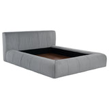 Wilshire Upholstered Platform Bed Grey