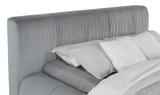 Wilshire Upholstered Platform Bed Grey