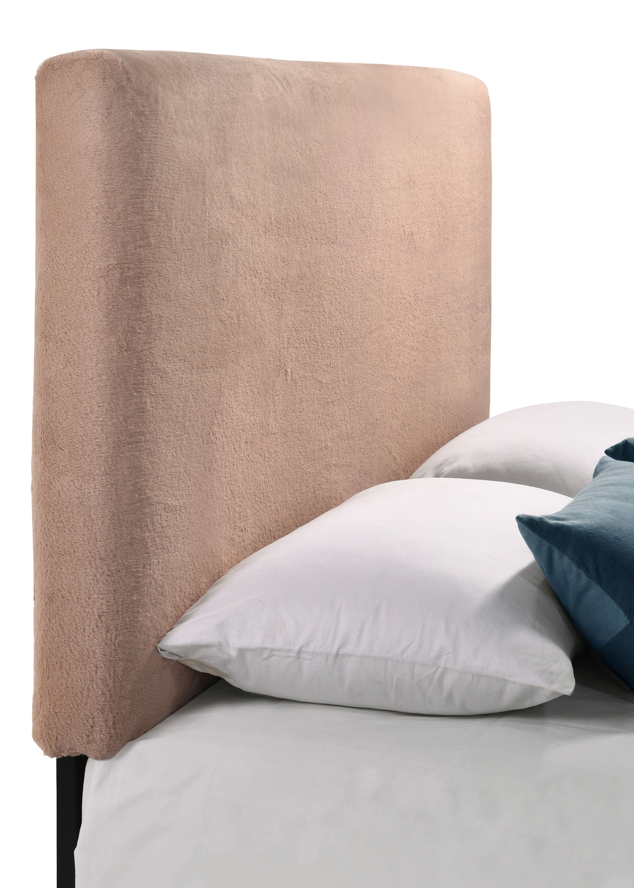 Gigi Upholstered Panel Headboard Blush