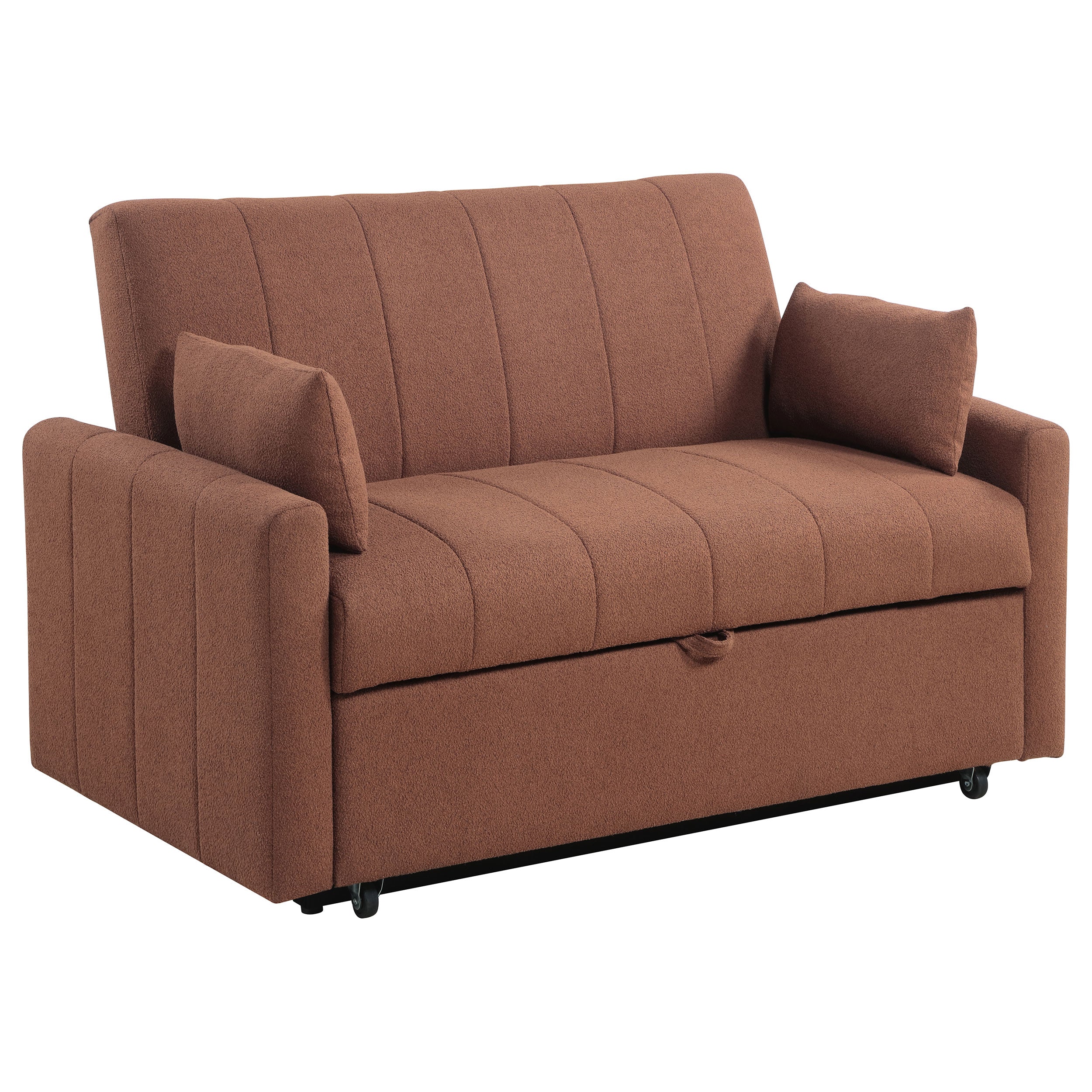 Portland Boucle Upholstered Sleeper Sofa Bed
