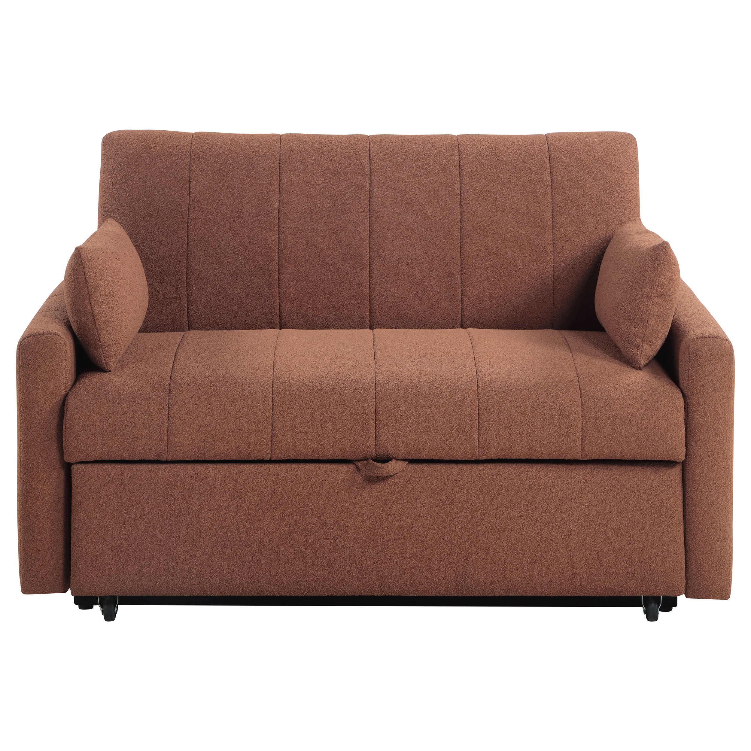 Portland Boucle Upholstered Sleeper Sofa Bed