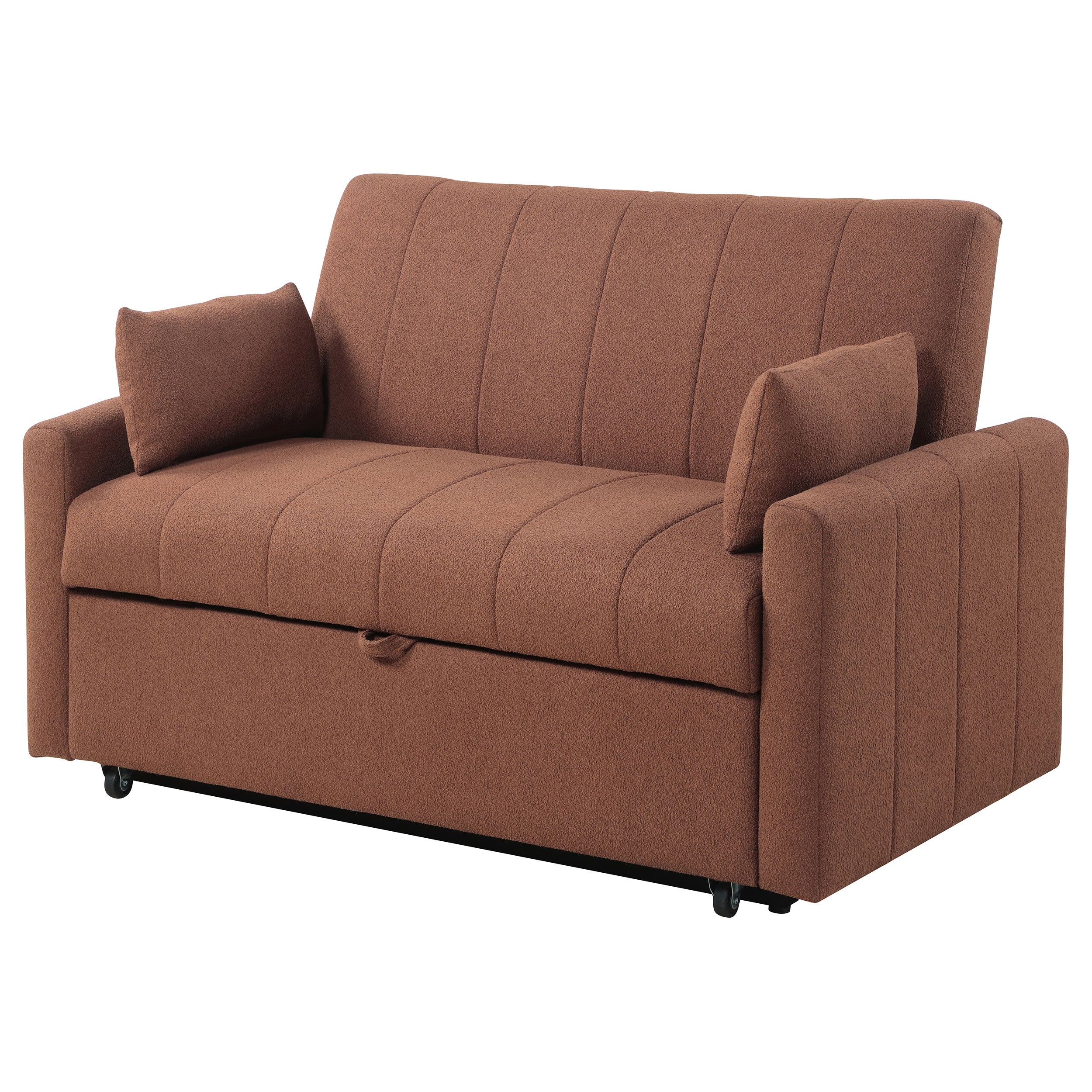 Portland Boucle Upholstered Sleeper Sofa Bed
