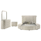 Sonya Upholstered Bedroom Set Ivory
