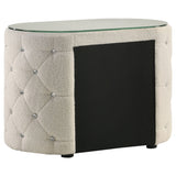 Sonya Upholstered Bedroom Set Ivory
