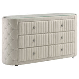 Sonya Upholstered Bedroom Set Ivory
