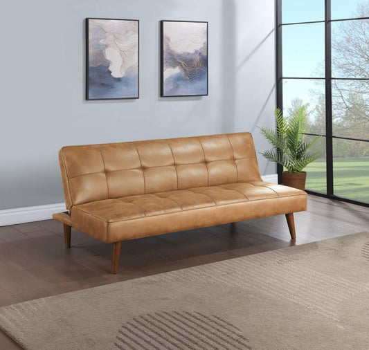 Jenson Upholstered Tufted Convertible Sofa Bed