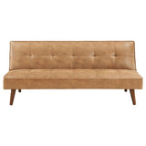 Jenson Upholstered Tufted Convertible Sofa Bed