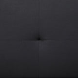 Stanford Upholstered Tufted Convertible Sofa Bed Black