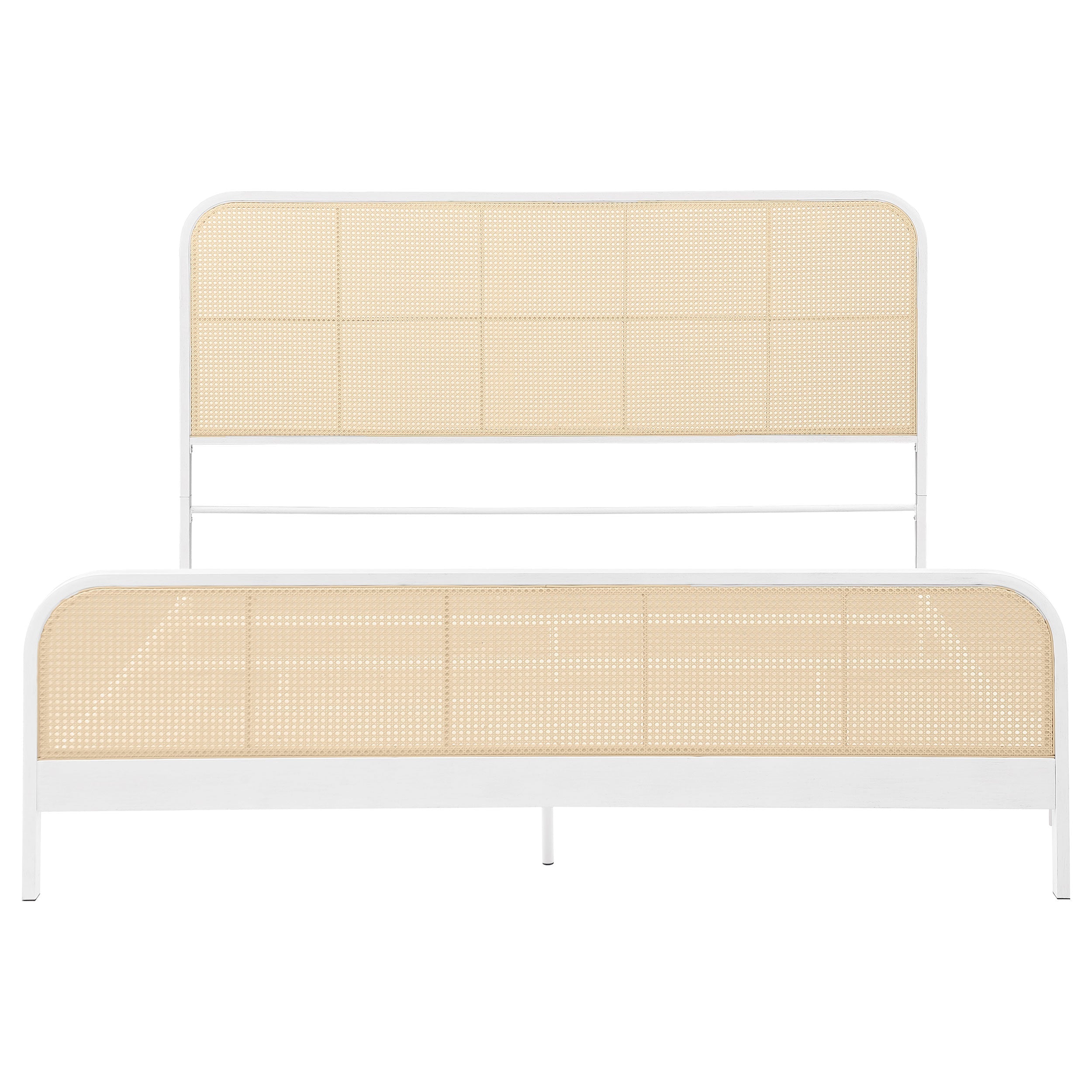 Lanewood Open Cane Webbing Metal Bed