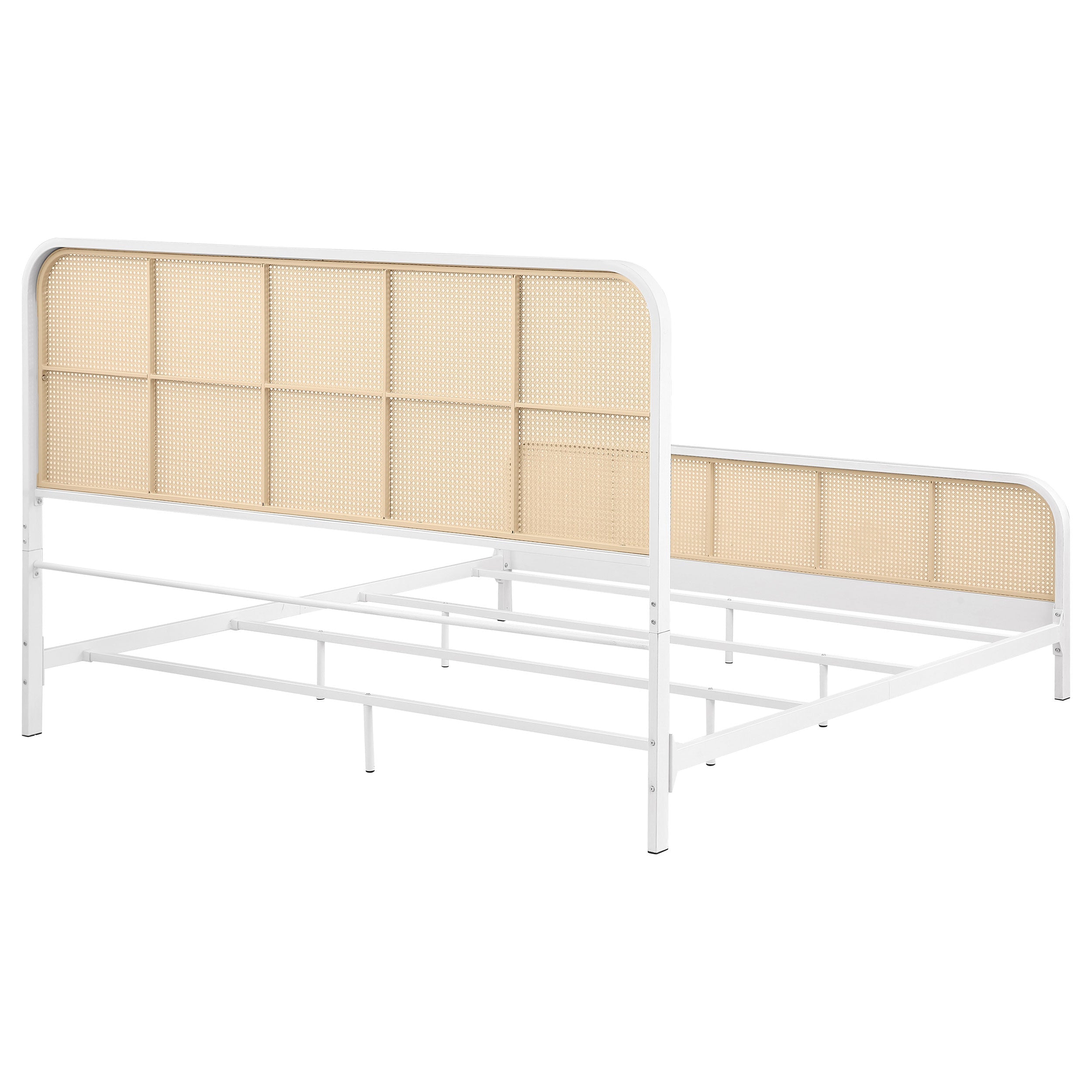 Lanewood Open Cane Webbing Metal Bed