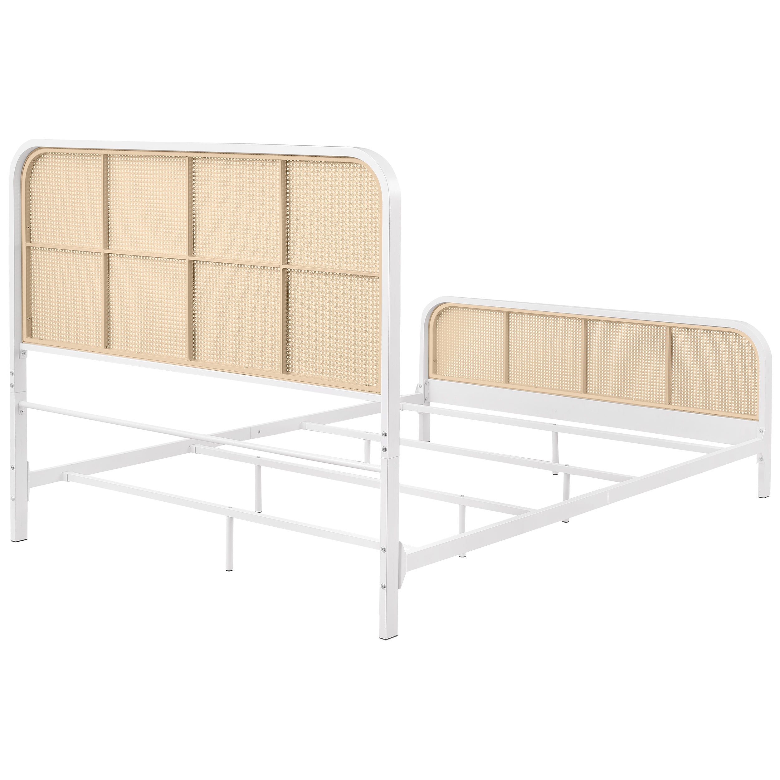 Lanewood Open Cane Webbing Metal Bed