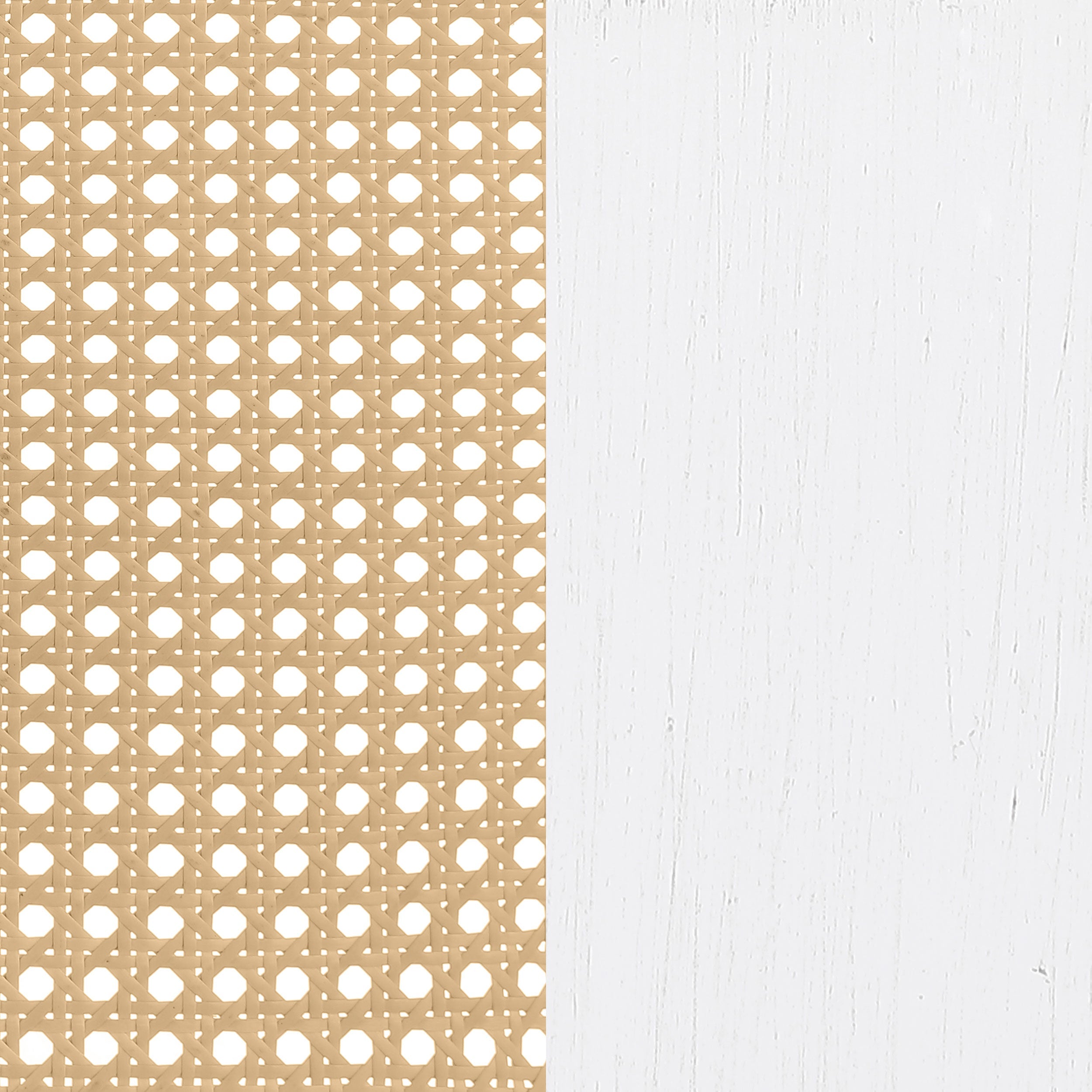Lanewood Open Cane Webbing Metal Bed