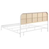 Amherst Radio Weave Rattan Metal Bed