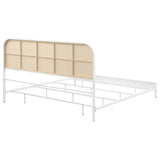 Amherst Radio Weave Rattan Metal Bed
